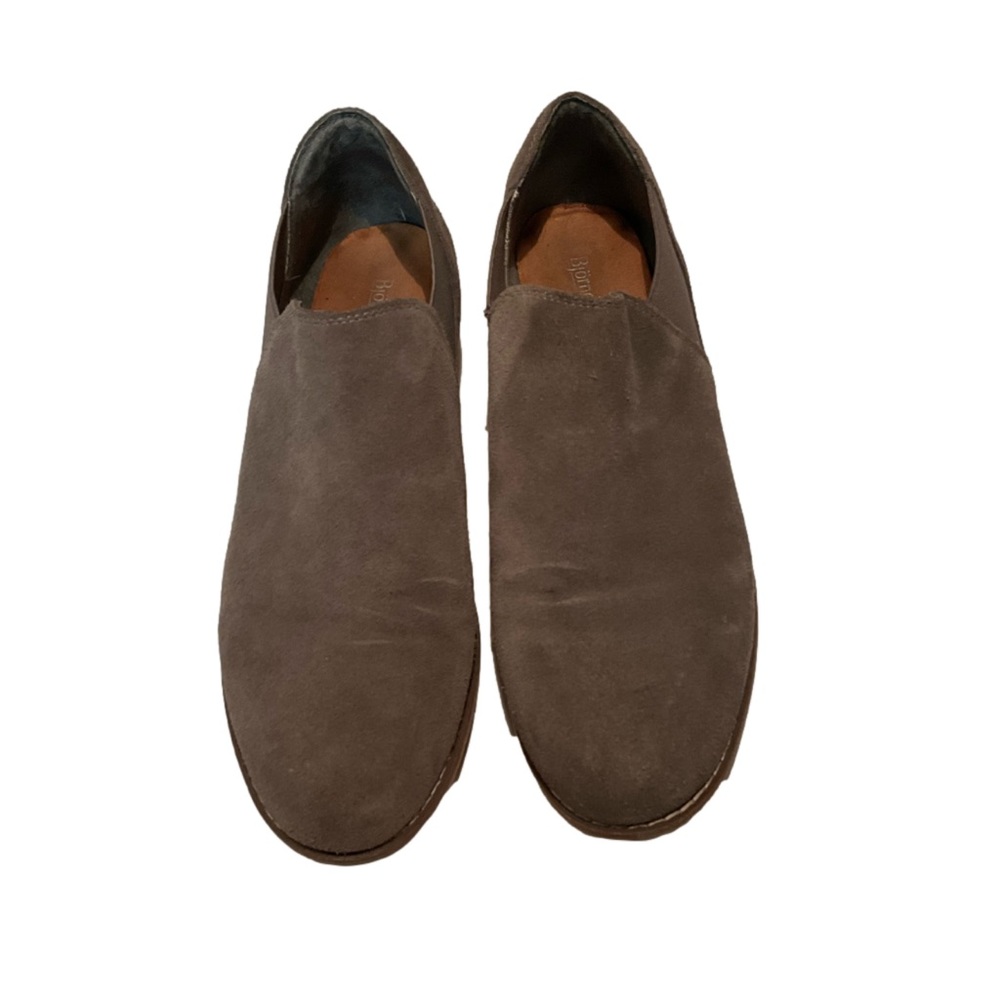 Bjorndal Gianna Grey Leather Loafer. Sz 11M